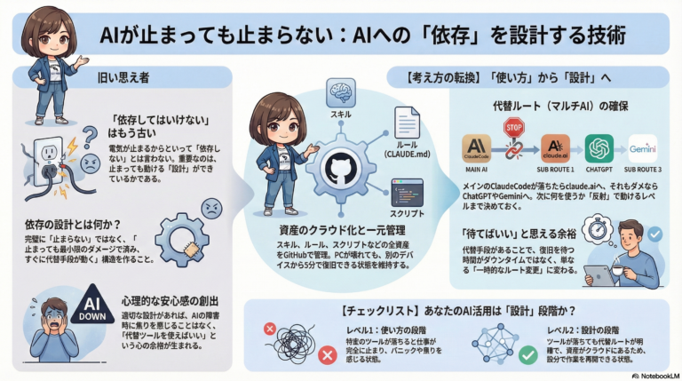 AIに依存してはいけない、じゃなくて「依存を設計する」時代