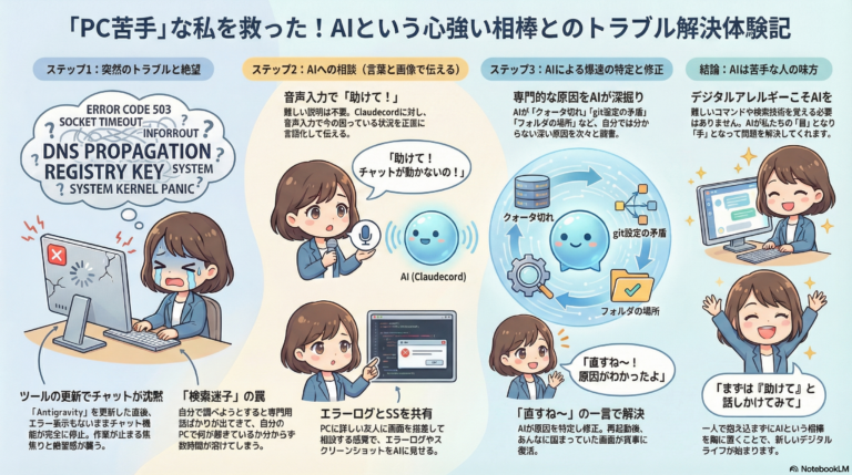 PCアレルギーの私が、AIに救われた話