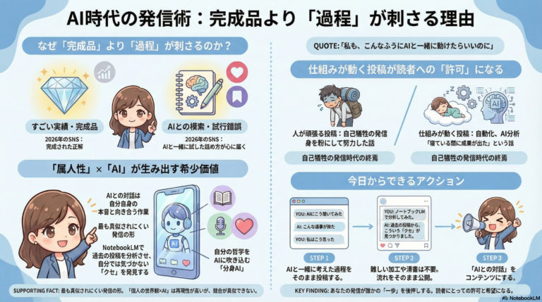 AIで「仕組みを見せる」発信が、2026年のSNSで静かに伸びている理由