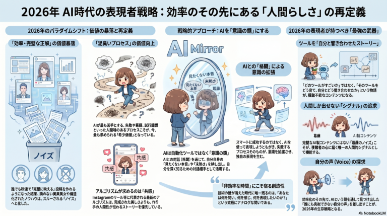 「綺麗な完成品」がゴミなる。2026年私たちがAIに差し出すべき唯一のものとは